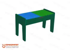 Лего-стол для конструирования «Развиваем мышление» (зеленый)1