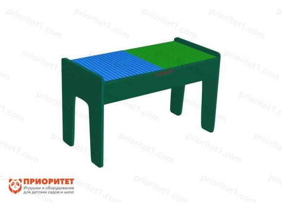 Лего-стол для конструирования «Развиваем мышление» (зеленый)