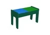 Лего-стол для конструирования «Развиваем мышление» (зеленый)