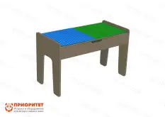 Лего-стол для конструирования «Развиваем мышление» (коричневый)1