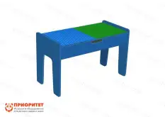 Лего-стол для конструирования «Развиваем мышление» (голубой)1