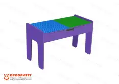 Лего-стол для конструирования «Развиваем мышление» (фиолетовый)1