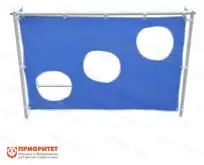 Детские футбольные ворота 240x150x65 с тентом для отрабатывания ударов1