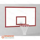Щит баскетбольный игровой без рамы (фанера), цвет разметки красный1