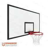 Щит баскетбольный игровой без рамы (фанера), цвет разметки черный1