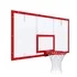 Щит баскетбольный игровой на раме (оргстекло), цвет разметки красный 2