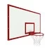Щит баскетбольный игровой на раме (фанера), цвет разметки красный