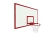 Щит баскетбольный игровой на раме (фанера), цвет разметки красный
