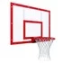 Щит баскетбольный тренировочный на раме (оргстекло), цвет разметки красный