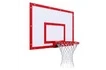 Щит баскетбольный тренировочный на раме (фанера), цвет разметки красный