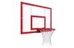 Щит баскетбольный тренировочный (поликарбонат), цвет разметки красный