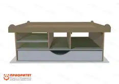 Стол для конструирования и робототехники «Смелые идеи» (коричневый)1