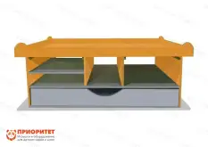 Стол для конструирования и робототехники «Смелые идеи» (оранжевый)1
