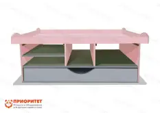 Стол для конструирования и робототехники «Смелые идеи» (розовый)1