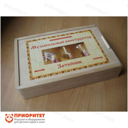Перкуссионный набор 3 предмета «Затейник» Мастерская Сереброва в коробке