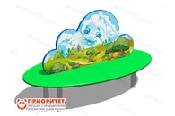 Скамейка детская Облако для игровой площадки