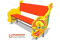 Скамейка детская Рыбка для игровой площадки