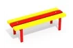 Скамейка детская Радуга для игровой площадки
