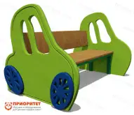 Скамейка детская Машинка для игровой площадки1