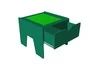 Лего-стол для конструирования «Новые горизонты» (зеленый)_1