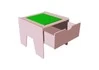Лего-стол для конструирования «Новые горизонты» (розовый)_1