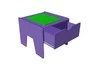 Лего-стол для конструирования «Новые горизонты» (фиолетовый)_1