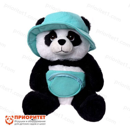 Мягкая игрушка «Панда в панамке и с сумочкой» 5