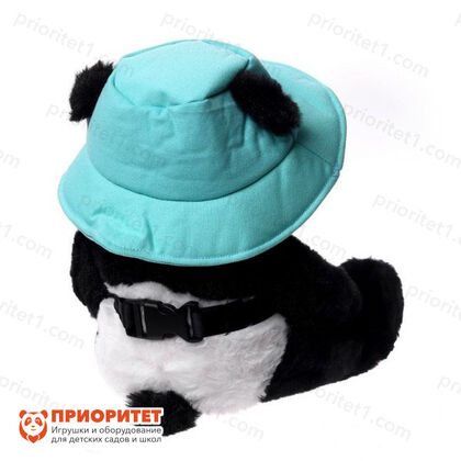 Мягкая игрушка «Панда в панамке и с сумочкой» 6