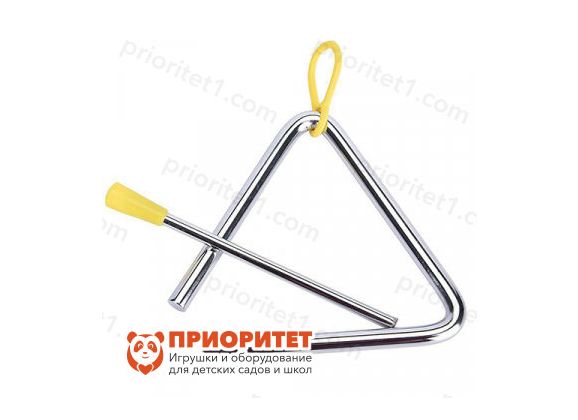 Треугольник для детей DEKKO №10 с держателем и ударной палочкой (25 cм)