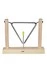 Треугольник для детей DEKKO T-7-1 на деревянной стойке с ударной палочкой (17 cм)