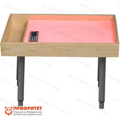 Стол для рисования песком «Малыш+ВК» (300x500 мм), красная подсветка