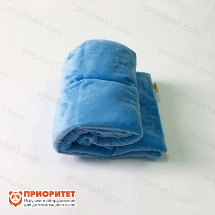 Утяжеленный шарф (1,3 кг, голубой), в свёрнутом виде