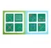 Геоборд «Математический планшет весёлые картинки» с инструкцией по схемам, цвета МИКС, по методике Монтессори, схемы