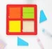 Игра Никитина Рамка-вкладыш «Сложи квадрат» (4 шт, 8 элементов)