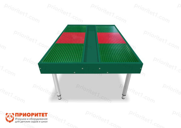 Лего-стол для конструирования «Максимум творчества» (зеленый), вид сбоку