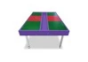 Лего-стол для конструирования «Максимум творчества» (фиолетовый), вид сбоку