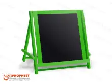 Мольберт двухсторонний для рисования мелом и маркером «Яркие рисунки» (зеленый)1