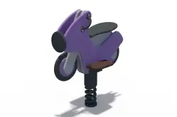 Качели для детской площадки на пружине «Мотоцикл»1