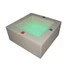 Вибромузыкальный интерактивный сухой бассейн со встроенными кнопками-переключателями (217x217x66 см), резервуар с шариками