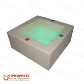 Вибромузыкальный интерактивный сухой бассейн со встроенными кнопками-переключателями (217x217x66 см)1