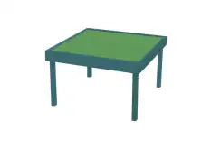Лего-стол для конструирования «Конструируем играя» (мятный)1