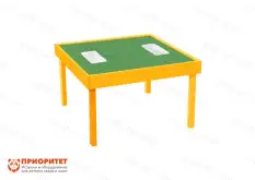 Лего-стол для конструирования «Конструируем играя» с контейнерами (оранжевый)1