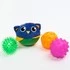 Набор сенсорных массажных мячиков «Тактильные малыши», 4 шт., набор (синий котик)