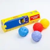 Подарочный набор сенсорных развивающих мячиков «Монстрики», 4 шт.1