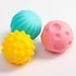 Подарочный набор сенсорных массажных развивающих мячиков «Единорог», 3 шт., разноцветные мячики (набор)