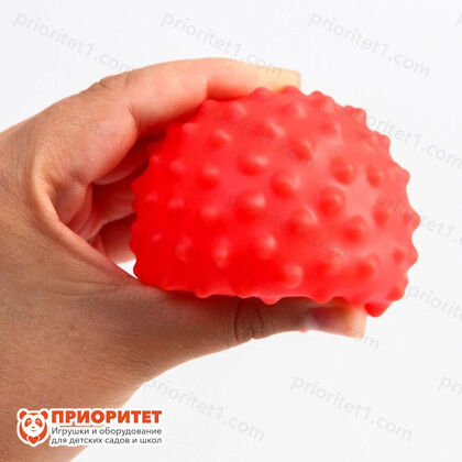 Подарочный набор сенсорных массажных развивающих мячиков «Лисенок Лёлик», 3 шт., сенсорный мячик - фото