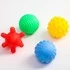Развивающий набор «В Африке» книжка-игрушка, тактильные сенсорные массажные мячики, 4 шт., разноцветные мячики (набор)
