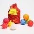 Подарочный набор сенсорных развивающих мячиков «МешокВолшебника» красный, 8 шт., в упаковке (мешочек)