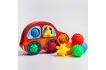 Подарочный набор сенсорных развивающих, массажных мячиков «Машинка», 5 шт., в упаковке (коробочка)