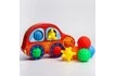 Подарочный набор сенсорных развивающих, массажных мячиков «Машинка», 5 шт., в упаковке (коробочка)